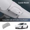 Car Sunglasses Box Holder Organizer Panoramic Sunroof Glasses Storage Box Case ABS For Tesla Model 3 & Y -2025 Accessories