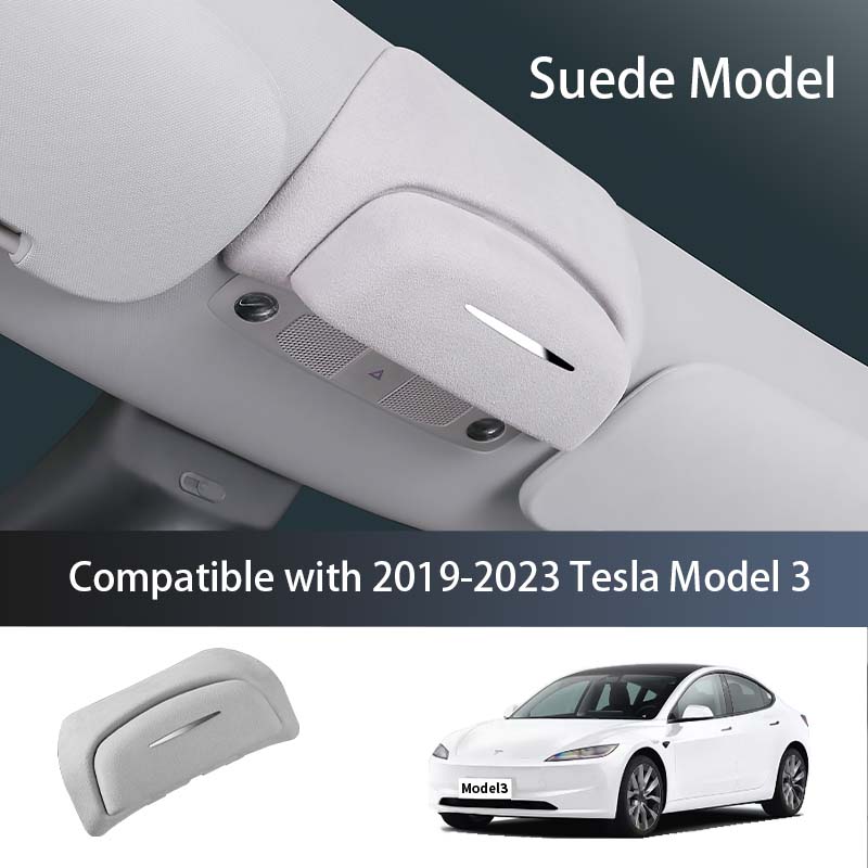 Car Sunglasses Box Holder Organizer Panoramic Sunroof Glasses Storage Box Case ABS For Tesla Model 3 & Y -2025 Accessories