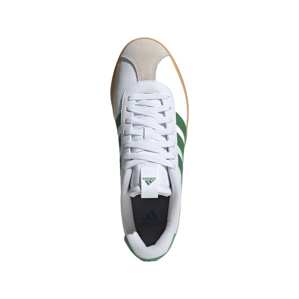 Adidas Vl Court 3.0 Comfortable Versatile Fashion Trendy Low-Top Skate Shoes Unisex Sneakers White Green KI0563