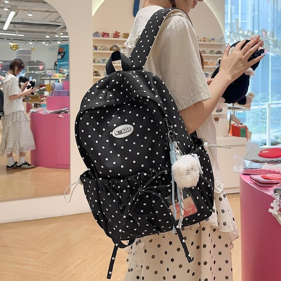 Fresh Simple Girls Shoulder Bag, Unique Japanese Ins Campus Backpack, Lovely Daily School Rucksack for Middle Students