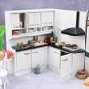 1/12 Scale Dollhouses Miniature Kitchen Furniture Pretend Play for Kids Doll House Furniture Model for Dollhouses