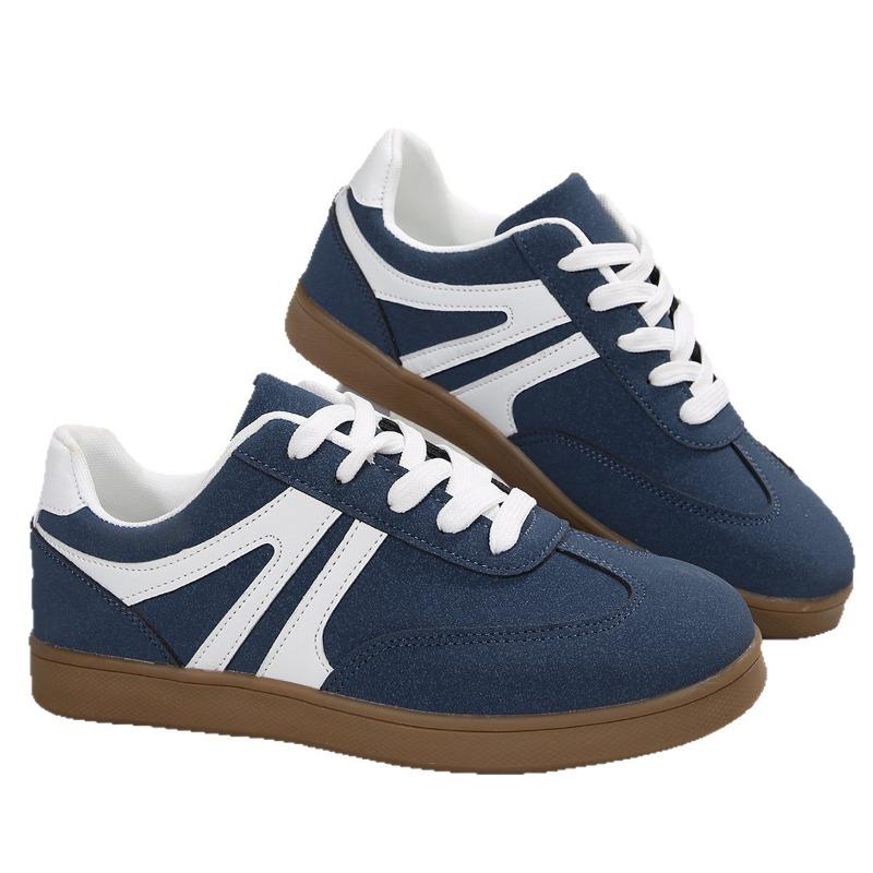 2026 New Retro Casual Platform Sneakers Round Toe Versatile Thick Sole Skate Shoes