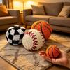 Lightweight Crochet Sports Ball Cotton Soft Ball Toy New Plush Sports Ball  Beach Game