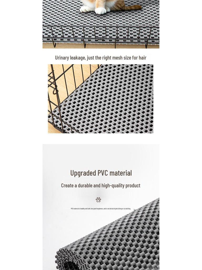 Waterproof Non-slip Pet Mat: Scratch & Dirt-Resistant, Easy-to-Clean Washable Mat for Cats & Dogs