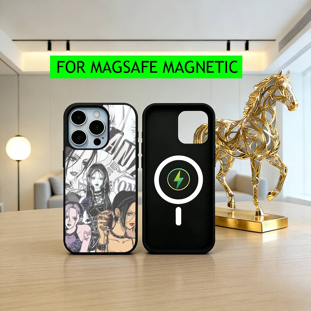 Cool girl O-Osaki NO N-Nana-es Phone Case For iPhone17,16,15,14,13,12,11 Plus,Pro Magnetic For Magsafe Wireless Charging