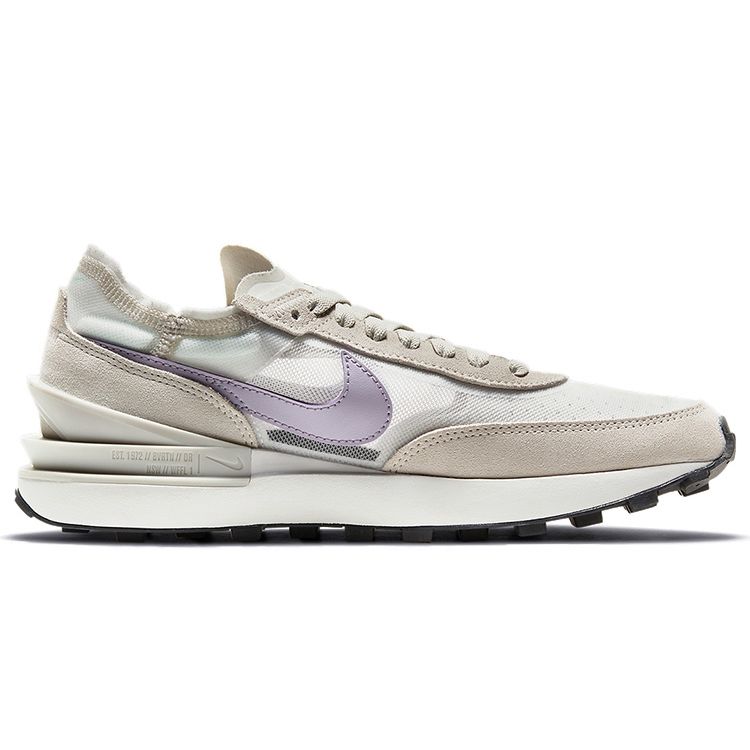 Nike Waffle One Summit White Infinite Lilac Women Sneakers Light-Bone Green-Glow DC2533-101