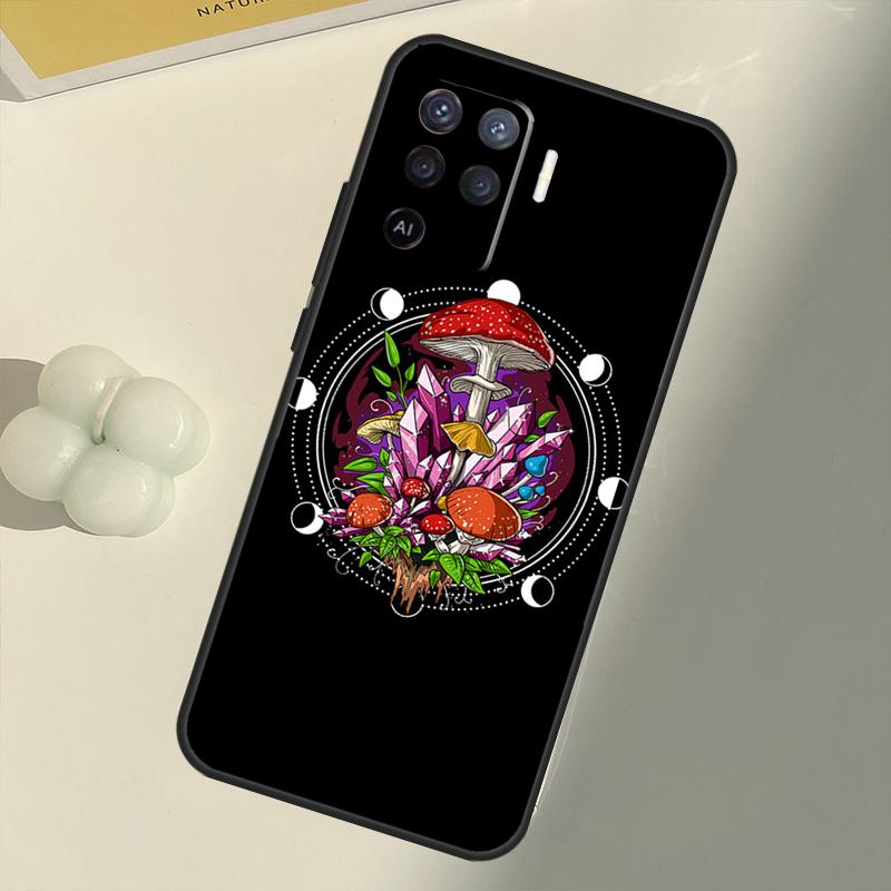 

Чехол Shrooms Hippie Magic гриб для OPPO A15 A74 A54 A94 A52 A72 A31 A53 A53S A5 A9 2020 A3S A5S A83 A91 A93 Find X3 Pro