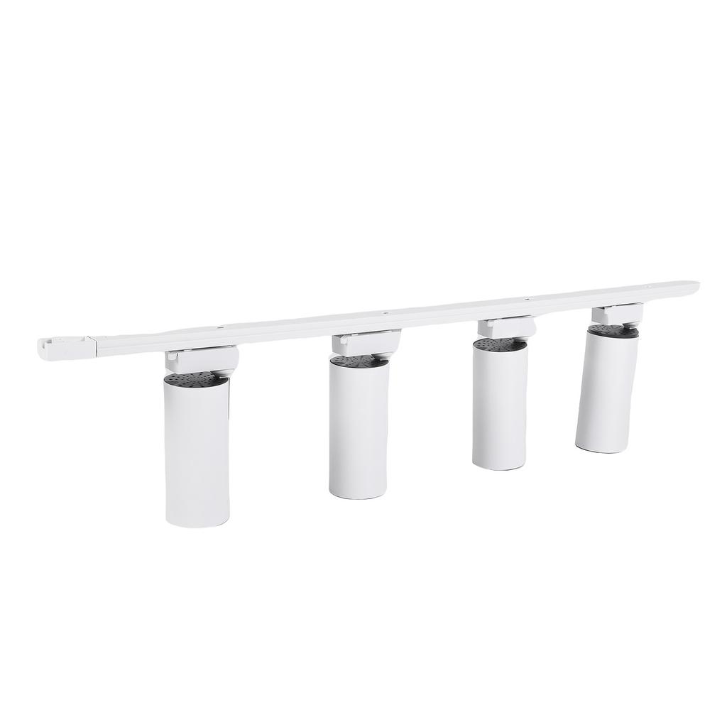 LED 4 Light Track Lighting Kit 30W 6000K COB Ceiling Spotlight LED Track Light Fixture for Kitchen Living Room Bedroom