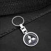 1pcs 3D Metal Car Styling Emblem Keychain Key Chain Rings For Mitsubishi Eclipse Lancer Outlander Pajero ASX Colt I200 Triton Ex WM1