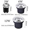 Éclairage Extérieur 10W 6W 3W Jardin Cour Escaliers Sol Terrasse Lampes LED Encastrées Enterrées Spot LED Souterrain AC110 220V
