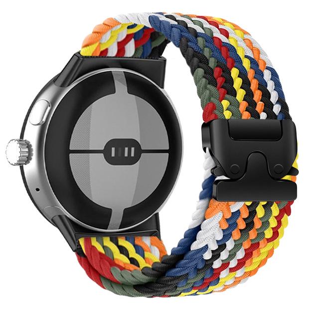 Braided Nylon Paracord Watch Band for Google 41MM/45MM