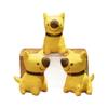 Plush Yellow Puppy Toy Cute Cartoon Children Birthday Holiday Gift Pillow Doll