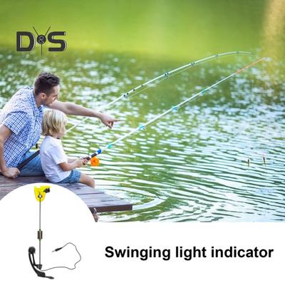 1 Set Carp Fishing Swinger Stainless Steel Fish Bite Alarm Portable Lightweight Bite Indicator Alert Hanger Freshwater Saltwater Fishing Accessories