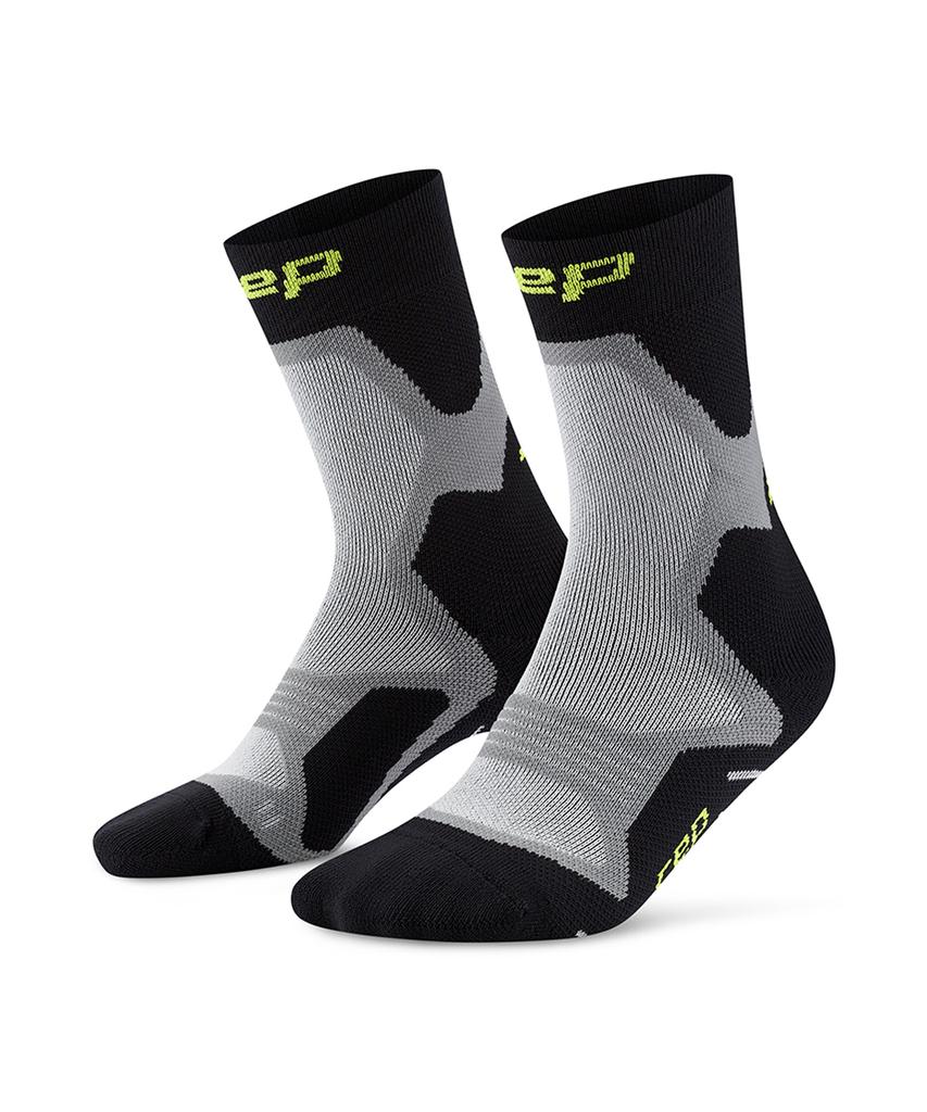 Ssiipi Cep Core Run Cushion Mid-Cut Socks Black