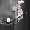 Black Gold Bathroom Shelf 304 Stainless Steel Wall Mounted Storage Rack Dresser Shower Stall Toilet Shelf Bathroom Accessories