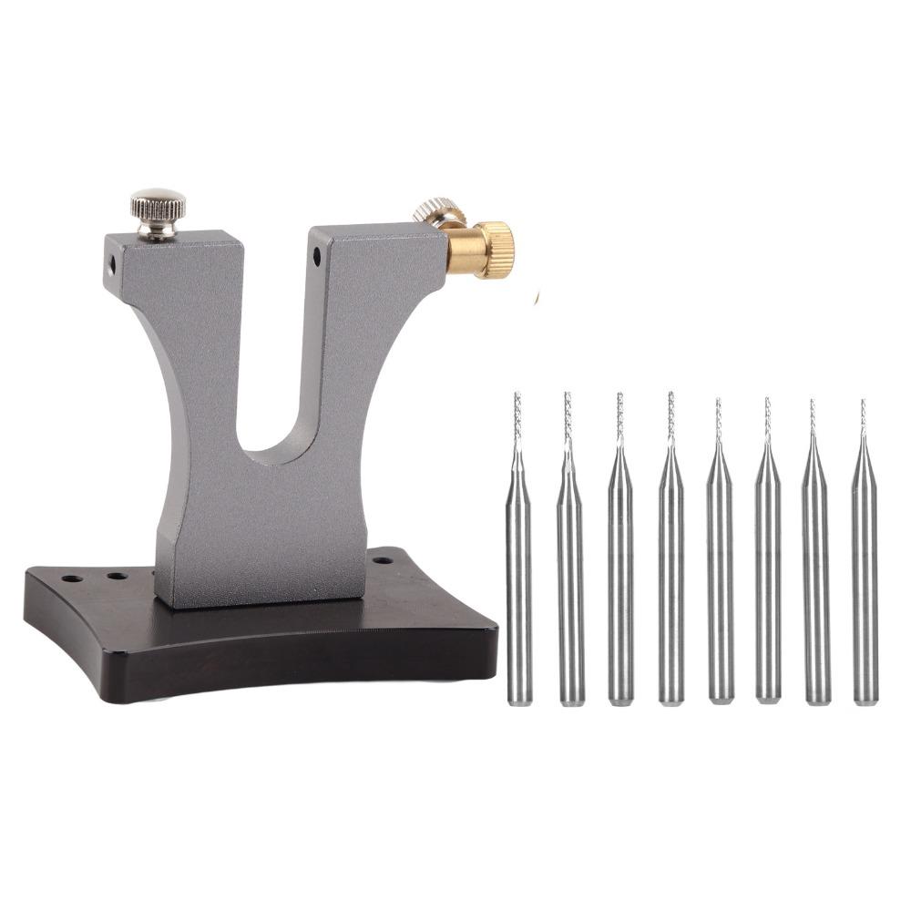 Plastic Storage Box Watch Screw Extractor 8 Pins Set Broken Screw Extractor Watch Movement Repair