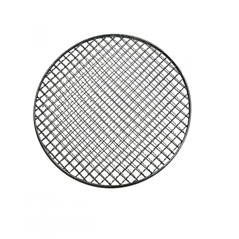 80cm Folding Carbon Steel Brazier Table for Tea, Barbecue, and Multi-Purpose Use Stainless steel grill net