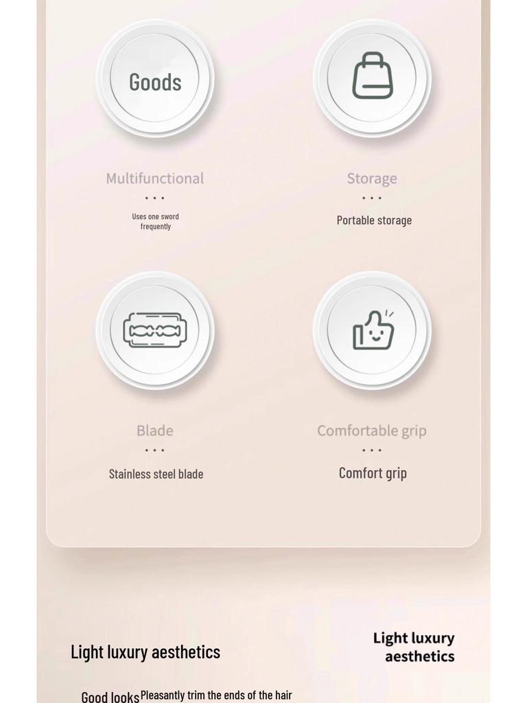 2-in-1 Multifunctional Hair Clipper & Comb for Trimming Bangs & Broken Hair - Perfect for Girls & Children