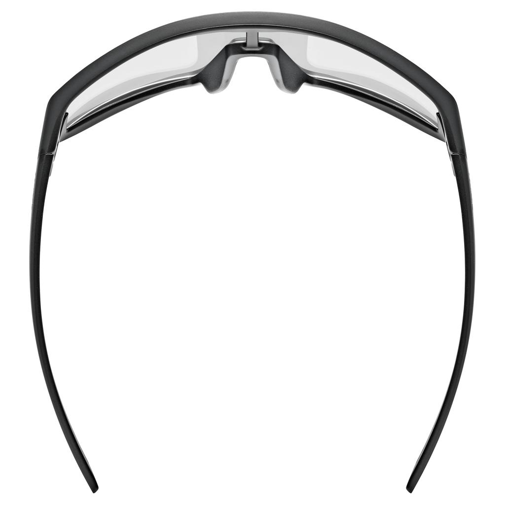Sunglasses UV400 Eye for Cycling and Outdoor Skyryse Black Matte [Uvex] Kids' Protection, Non-Slip, Lightweight, Activities, Jr. (Clear)