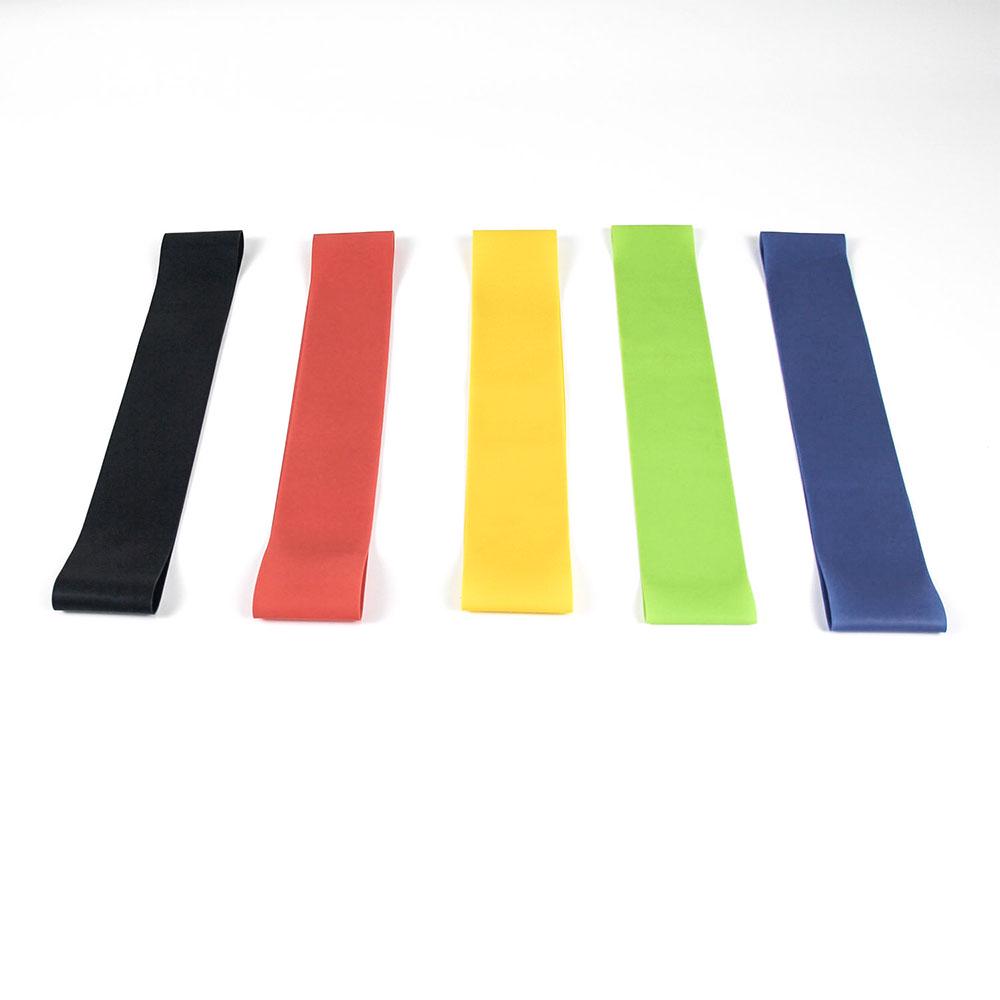 5PCS Resistance Bands Hip Leg Exercise Loops Stretch Yoga Gym Workout Fitness Straps for Home Office Outdoor