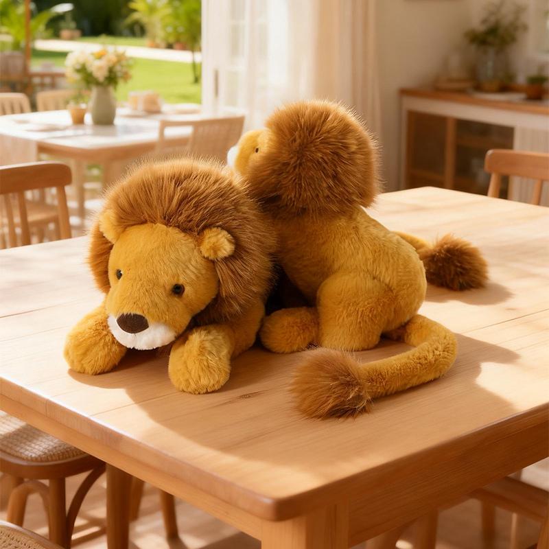 New 30-70cm Soft Kawaii Lion Plush Toys Stuffed Animals Cartoon Cute Lion Dolls Toys for Kids Room Decor Boys Birthday Gifts