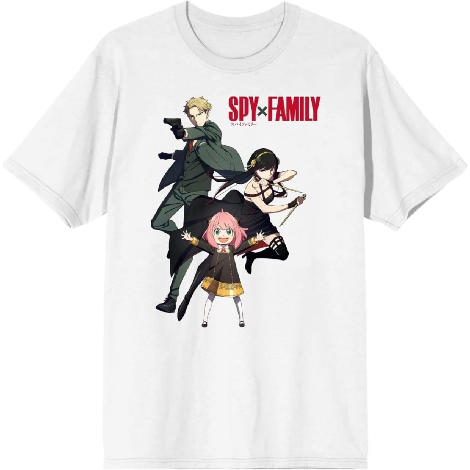 Spy X Family Loid Anya & Yor Men s White T-shirt S