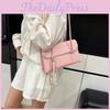 Handbag Stylish Pu Shoulder Bag With Solid Color Design For Casual Street