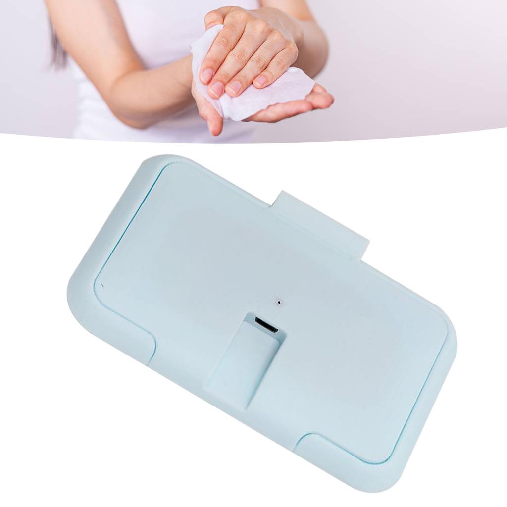 USB Wet Wipe Heater Constant Temperature Portable Baby Wipes Warmer for Household Car Outdoor Blue