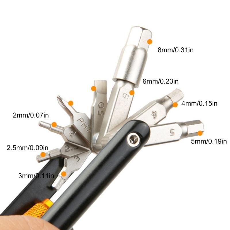 Bicycles Mechanic Repair Tool Portable Bike Repair Set Tire Repairs  Patches Set with Storage Bag Cycling Accessories