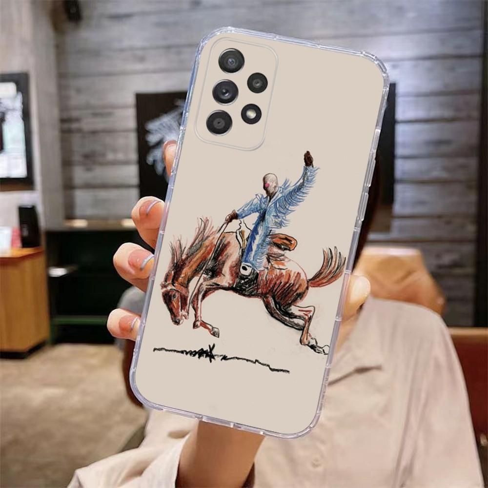 

Bad Bunny Nadie Sabe Phone Case For Samsung Galaxy A71,70,52,51,40,31,A50,30S,21S,Note20ultra Transparent Cover samsunga12
