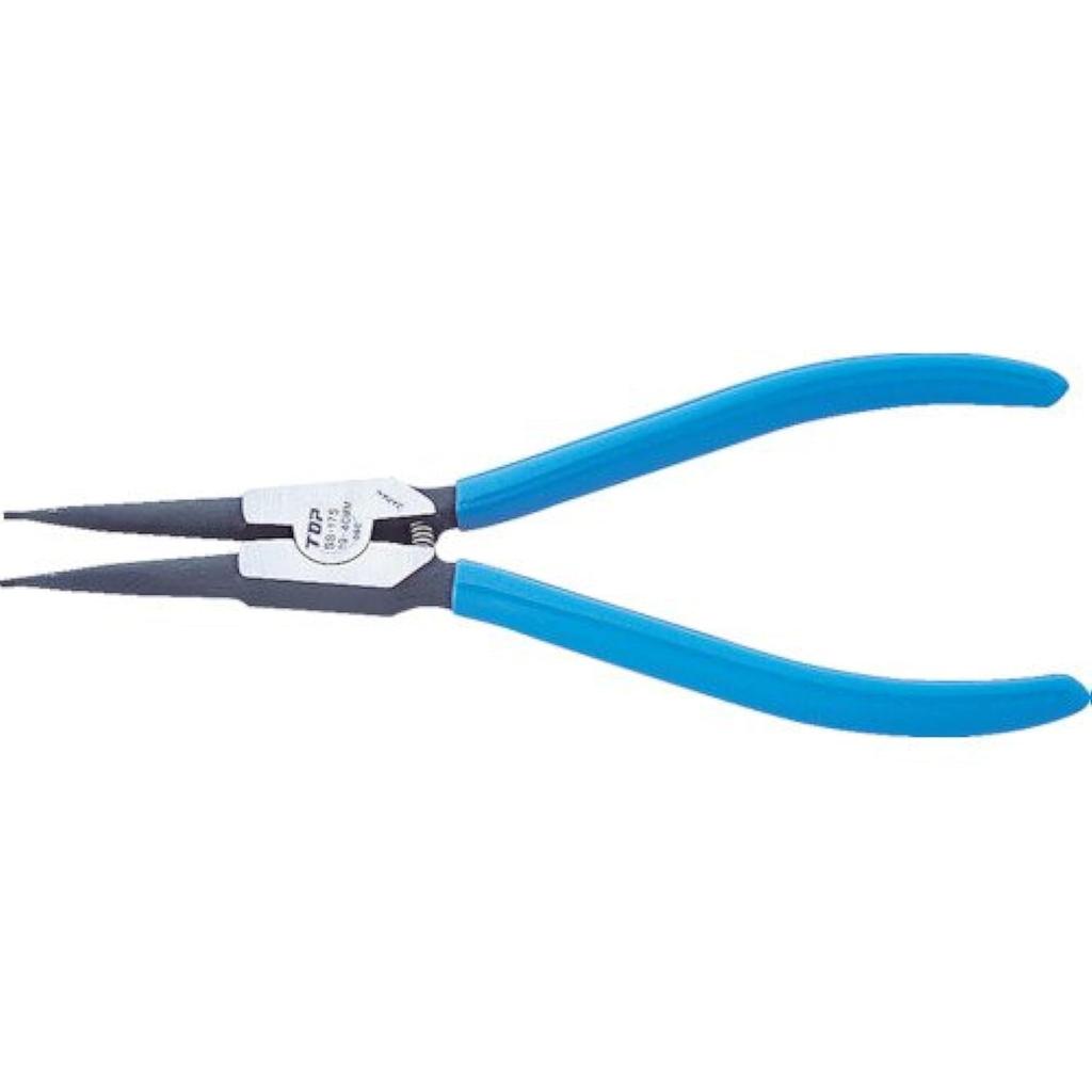 TOP Industrial Snap Ring Shaft Straight Fits Made in Japan (TOP) Pliers, Type, Jaws, 3-9mm Rings, 1.8mm Tip, Ultra-Fine Type, C-Ring Pliers, Reel,