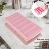 Silicone 6-Cavity Large Ice Cube Tray - Long Strip Mold for Whiskey & Home Use
