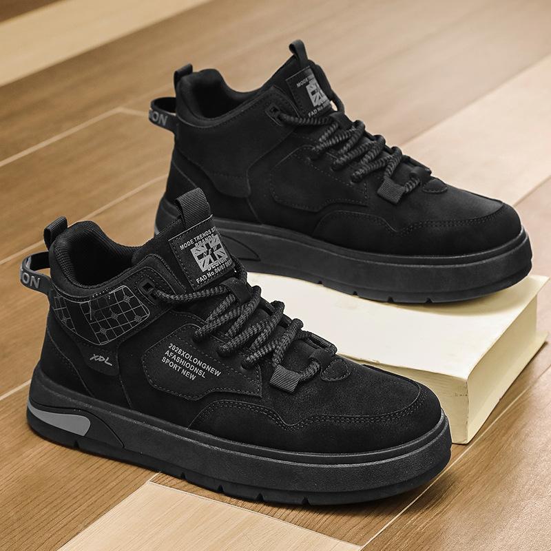 2024 осень и зима тренд мужская инструментальная обувь ретро молодежная мужская обувь британская мода ботинки Martin 44 7644₽