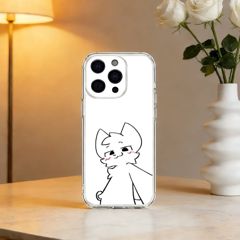 boykisser wallpaper Phone Case For iPhone 17 16 15 14 13 12 11 Mini Pro Max Plus Transparent Cover iPhone14