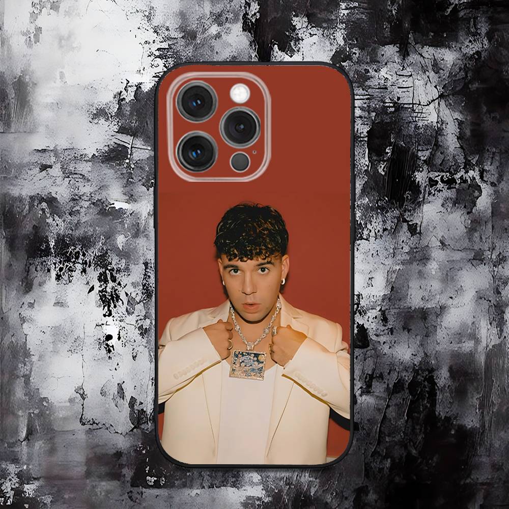 Buenas Noches Quevedo Phone Case For iPhone 16,15,14,13,12,11,Pro,Max,Plus,X,XS,SE,E,Mini,Soft Silicone Black Case