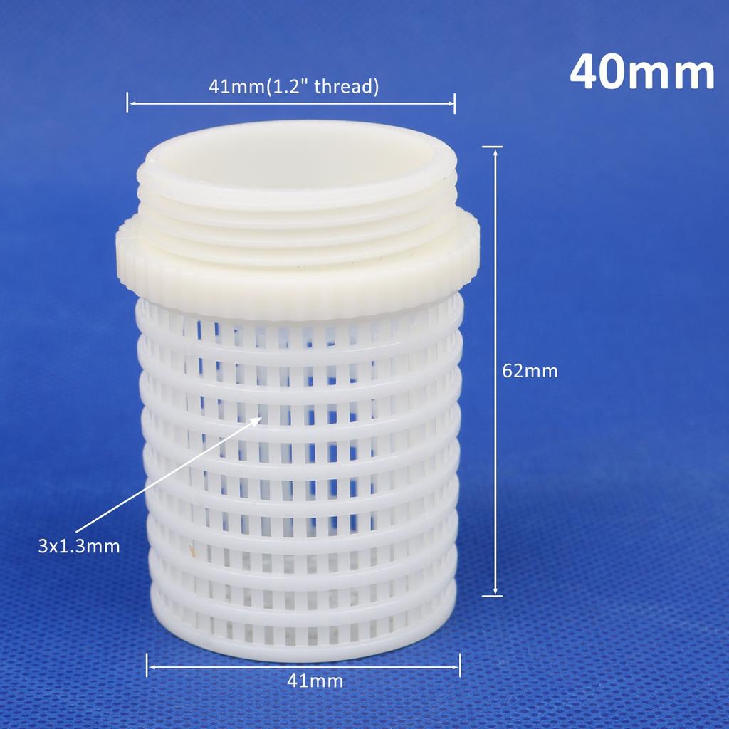 20~75mm ABS Plastic Filter Garden Irrigation Water Pipe Aquarium Water Tank Filter Water Pump Filter Fittings