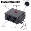 12V 500W Car Heater Vehicle Heating Auxiliary Portable Car Heater Compact Defroster Demister Auto Van Heating Air Heater