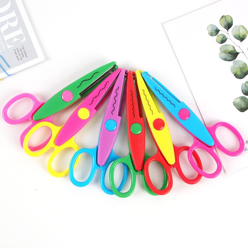 Children's Craft Safety Scissors - 5-inch Fun Patterned Blades for DIY and Albums