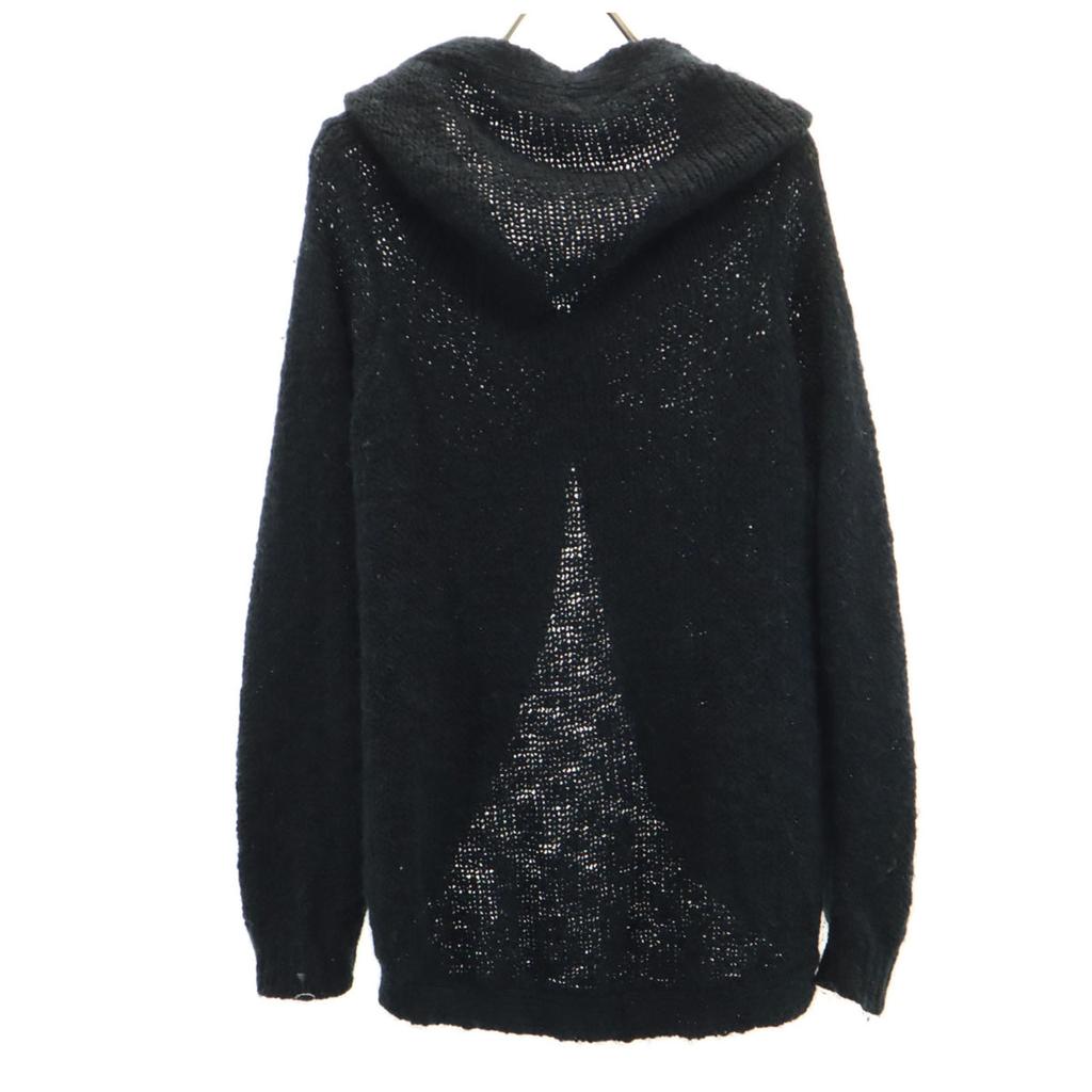 Marni Made In Italy Wool Blend Long Sleeve Knit Cardigan 40 Black Women Used