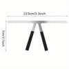 1pc Stainless Steel 3-Point Eyebrow Positioning Ruler, Golden Ratio Caliper, Microblading Grooming Stencil,Eyebrow Measuring Tool, DIY Brow Shaping