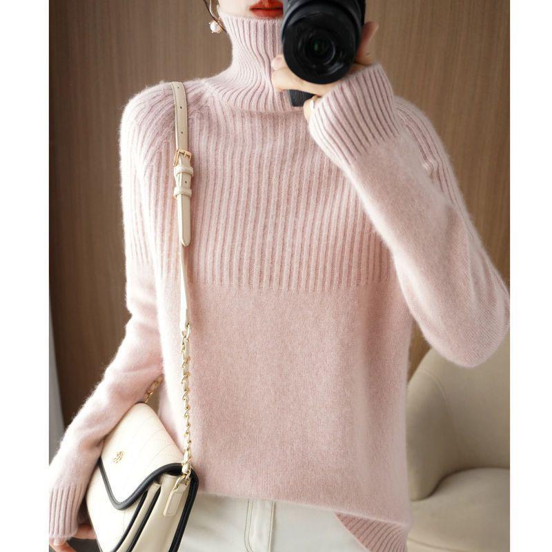 Women's Sweater Turtleneck Trending Sweater Fashion Autumn Winter Pullover Women's Knitwear