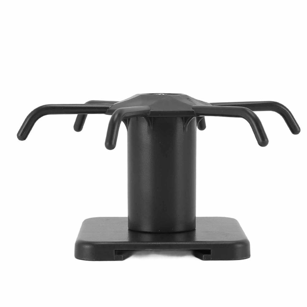 3pcs Strong Bearing Kitchen Utensil Hooks 360 Degree Rotation Adhesive Hanging Rack For Kitchen