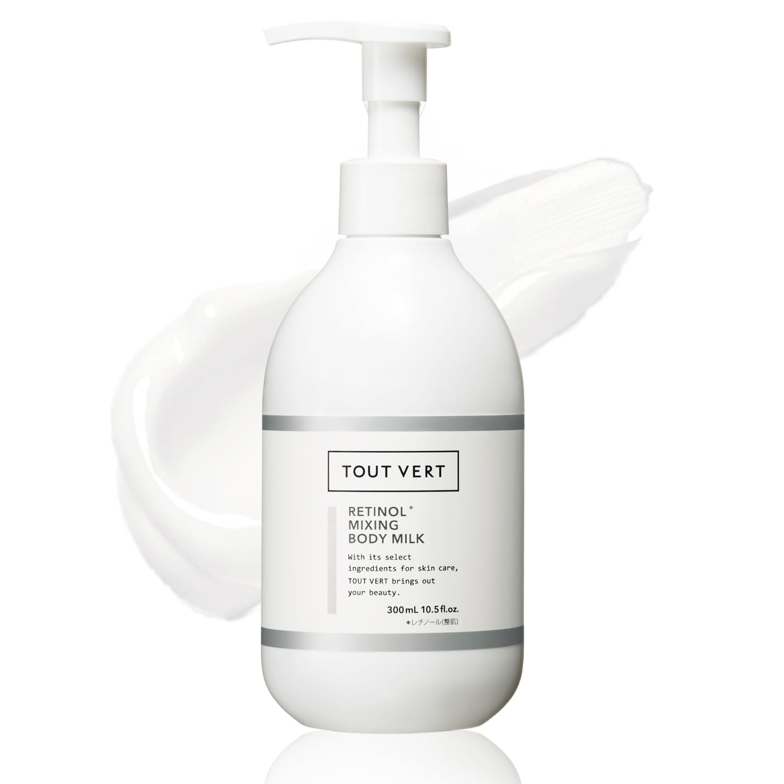 Toujours Retino Milk 300mL Body Milk Ceramide Pore Large [Pure Retinol] - Retinol, Glutathione, - Firming, Care, Brightening, Anti-aging,