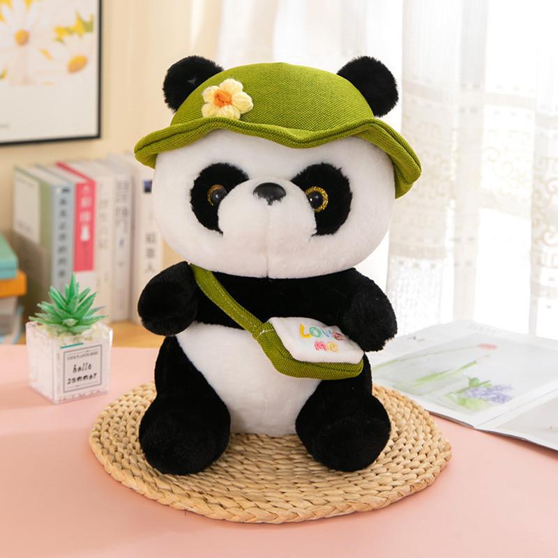 Adorable Panda Plush Toy Cuddly Soft Stuffed Animal Pillow Perfect Gift For Kids Girls Room Decor