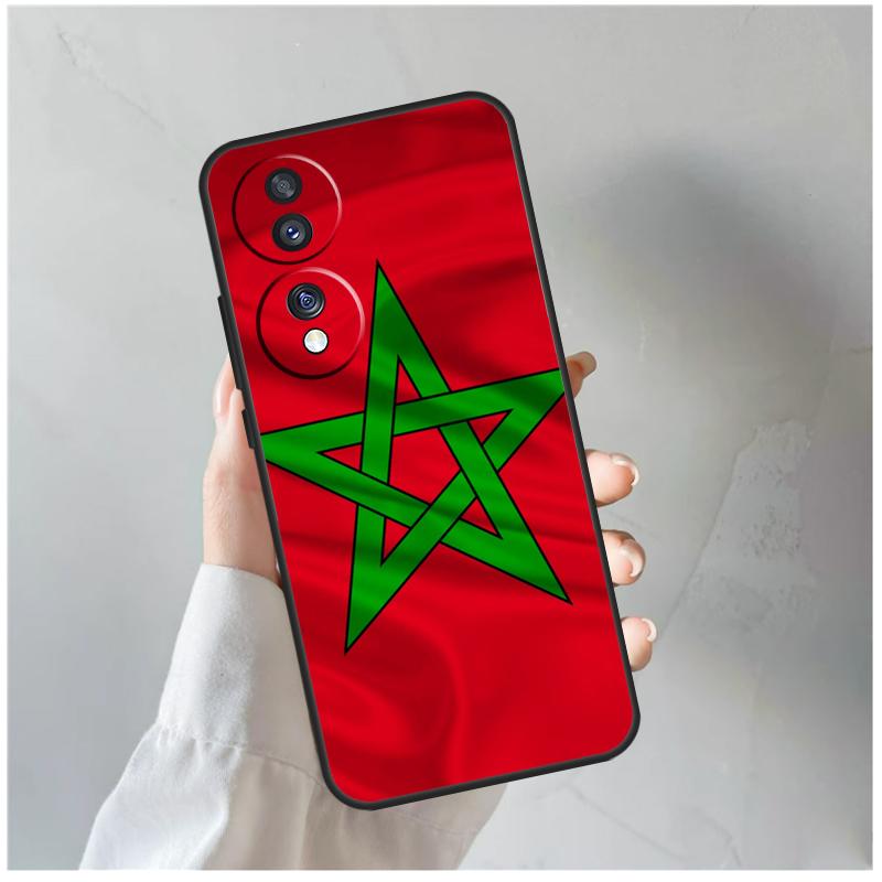 Morocco Moroccan Flag For Honor Magic 7 Lite 6 5 8 Pro Case For Honor X9d X9b X9c X9a X8c X8b 200 400 50 70 Win RT