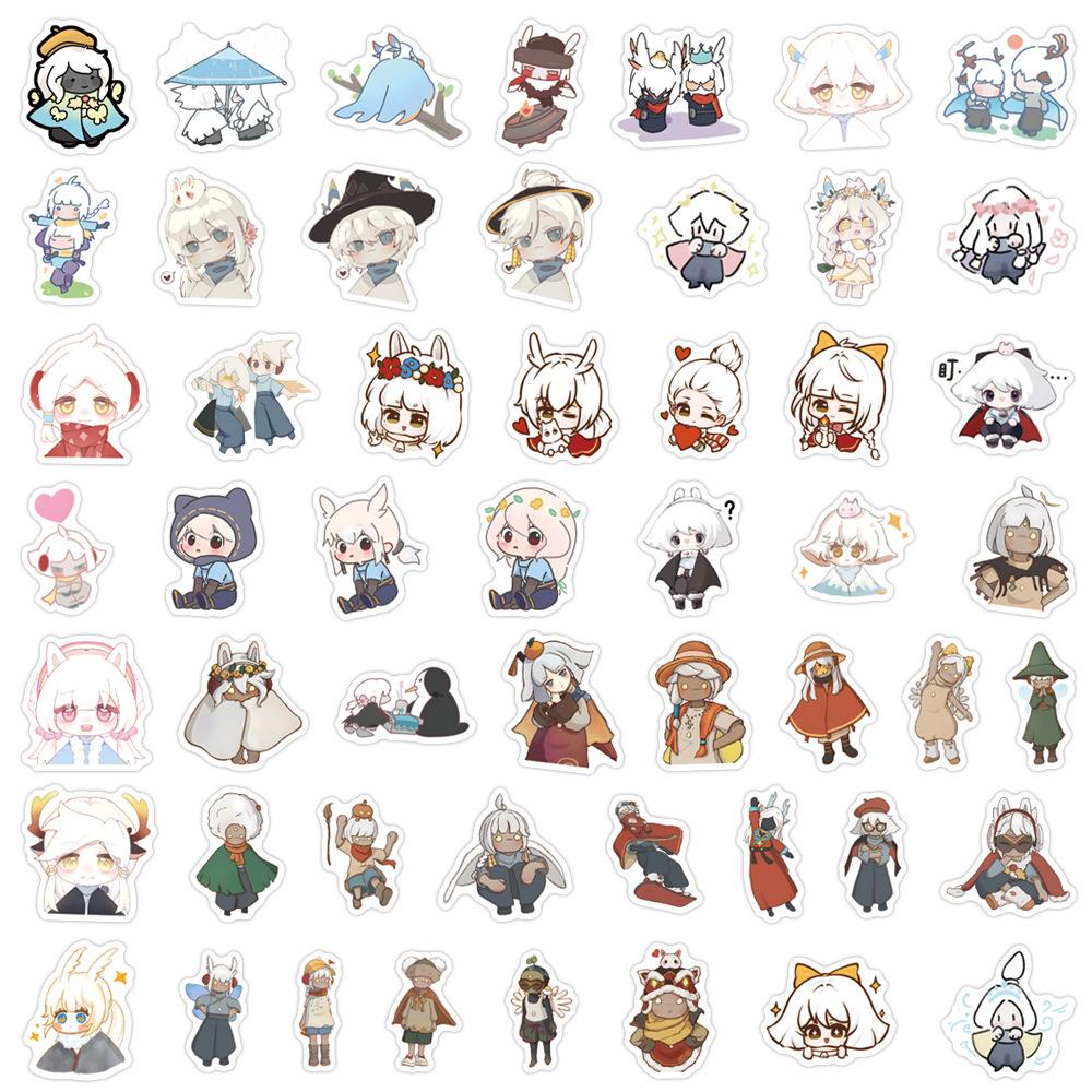 10100Pcs Game Sky Children Of The Light Cartoon Cute Stickers Kawaii Personality Creative Decoration Laptop Pencil Case Decals