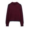 TAOP&ZA Spring/Summer Women's Knitted Sweater with Turn-Down Collar