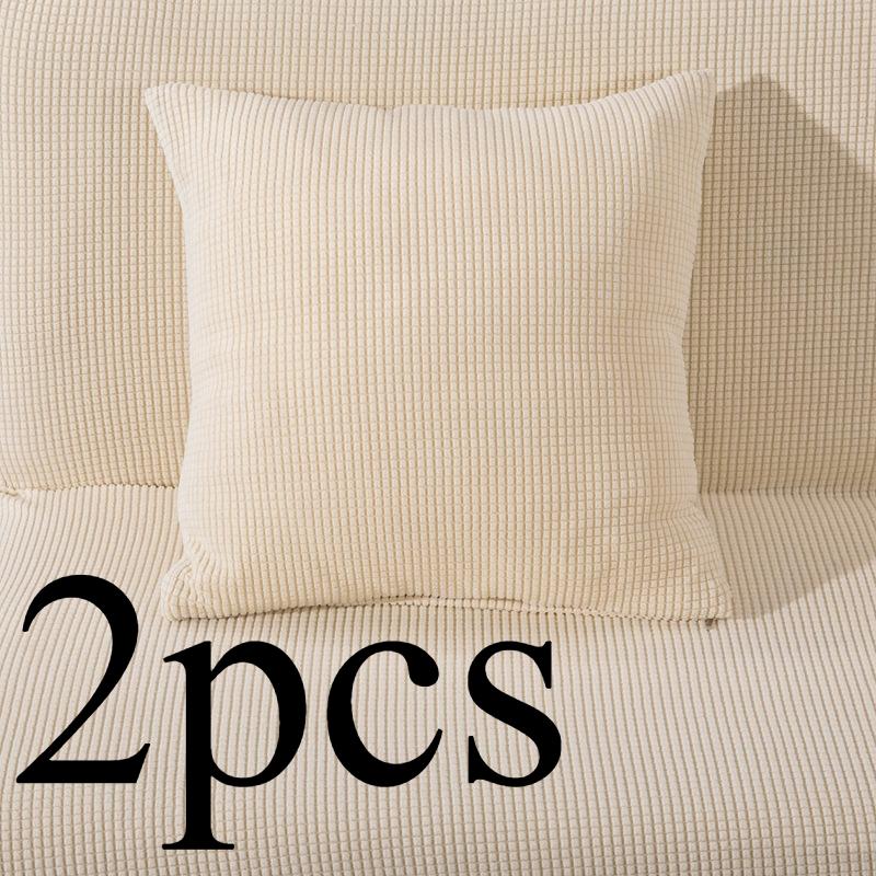 Set of 2 Pillow Covers, Modern Sofa Throw Pillow Cover, Decorative Outdoor Fabric Pillow Case for Couch Bed Car 45x45cm for Home