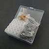 24Pcs Hair Root Perm Rods Bars Curlers With Clips & Rubber Bands Salon Nylon Hook & Loop Hair Rollers Set Hair Styling Tools