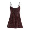 2022 Summer Print Sling Backless Mini Dress - Elastic Fit